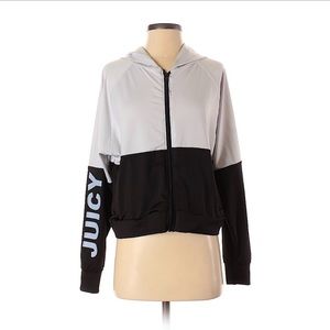 Juicy Couture Color Block Zip-up Hoodie